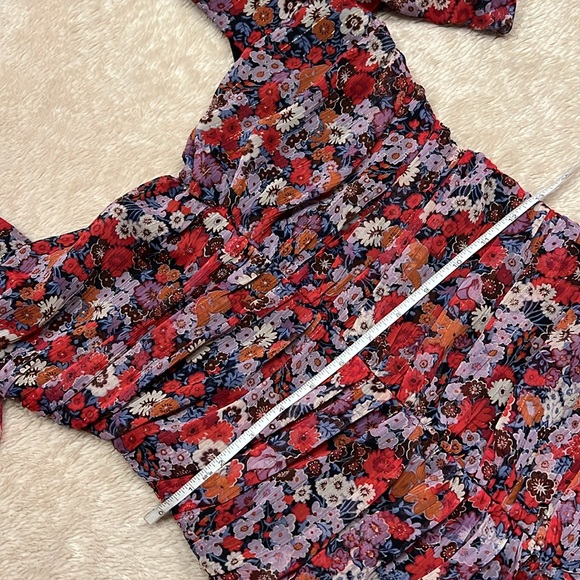 ZARA Multicolor Floral Mini Dress - Picture 14 of 16